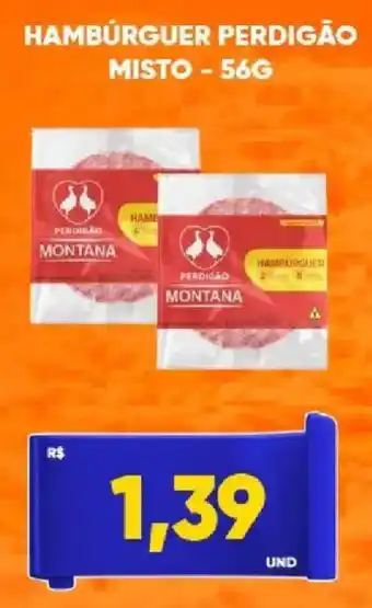 Tatico Hambúrguer perdigão misto oferta