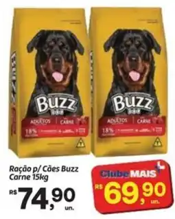 Fort Atacadista Ração p/ Cães Buzz Carne oferta