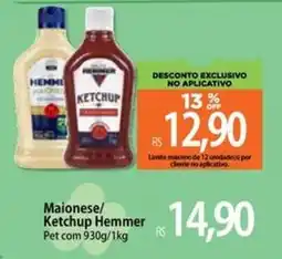Atacadão Maionese/ Ketchup Hemmer oferta