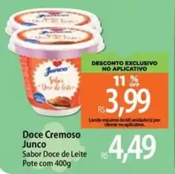 Atacadão Doce cremoso junco sabor doce de leite oferta
