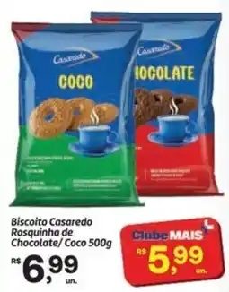 Fort Atacadista Biscoito casaredo rosquinha de chocolate/coco oferta
