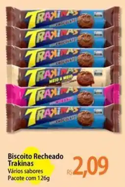 Atacadão Biscoito recheado trakinas oferta