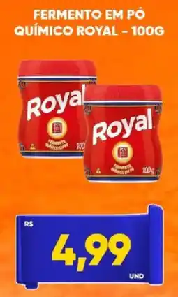 Tatico Fermento em pó químico royal oferta