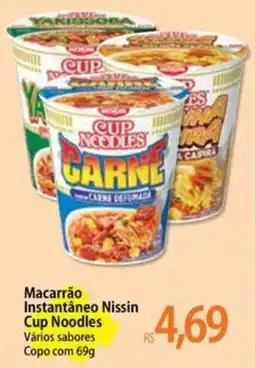 Atacadão Macarrão instantâneo nissin cup noodles vários sabores oferta