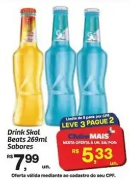 Fort Atacadista Drink skol beats sabores oferta