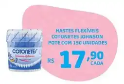 Bahamas Mix Hastes flexíveis cotonetes johnson oferta