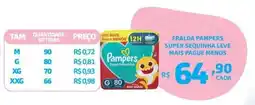 Bahamas Mix Fralda pampers super sequinha oferta