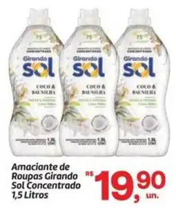 Fort Atacadista Amaciante de Roupas Girando Sol Concentrado oferta