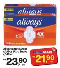 Fort Atacadista Absorvente always c/ Abas Ultra Suave oferta