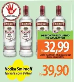 Atacadão Vodka smirnoff oferta
