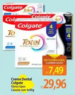 Atacadão Creme Dental Colgate Vários tipos oferta