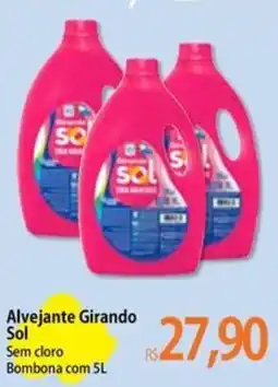 Atacadão Alvejante Girando Sol Sem cloro oferta