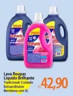 Atacadão Lava Roupas Líquido Brilhante Tradicional/Cuidado Extraordinário oferta