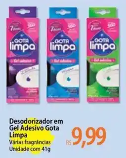 Atacadão Desodorizador em Gel Adesivo Gota Limpa oferta