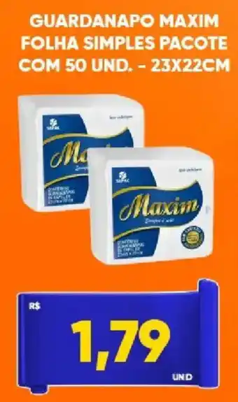 Tatico Guardanapo maxim folha simples oferta