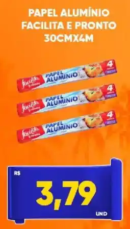 Tatico Papel alumínio oferta