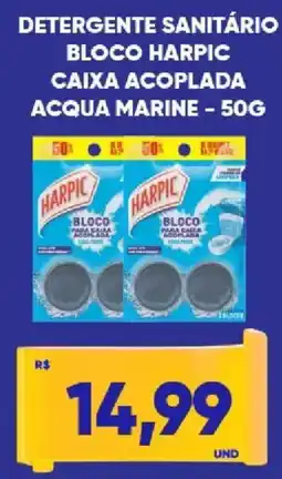 Tatico Detergente sanitário bloco harpic caixa acoplada acqua marine oferta