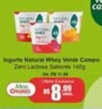 Iogurte Natural Whey Verde Campo