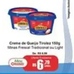 Oriundi Creme de Queijo Tirolez oferta