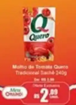 Oriundi Molho de Tomate Queco Tradicional Sache oferta