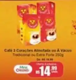 Oriundi Café 3 Corações Almofada ou À Vácuo oferta