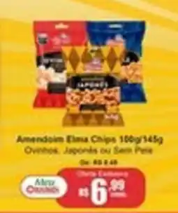 Oriundi Amendoim Elma Chips oferta