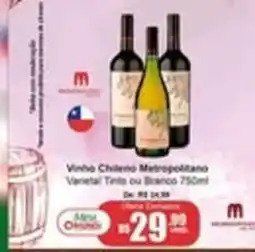 Oriundi Vinho Chileno Metropolitano oferta