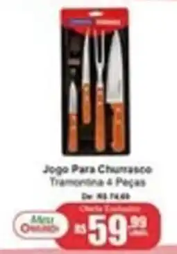 Oriundi Jogo Para Churrasco Tramontina 4 Peças oferta
