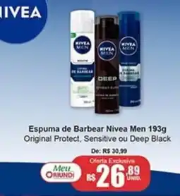 Oriundi Espuma de Barbear Nivea Men oferta