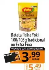 Akki Atacadista Batata Palha Yoki 100/105g Tradicional ou Extra Fina oferta