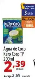 Akki Atacadista Água de Coco Kero Coco TP oferta