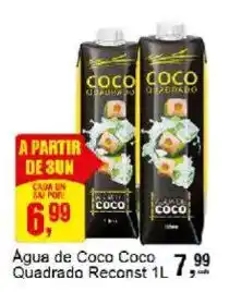 Negreiros Água de Coco Coco Quadrado oferta