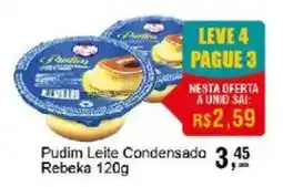 Negreiros Pudim Leite Condensado Rebeka oferta