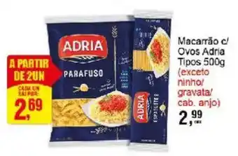 Negreiros Macarrão c/ Ovos Adria oferta