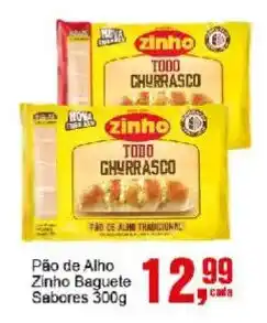 Negreiros Pão de Alho Zinho Baguete Sabores oferta