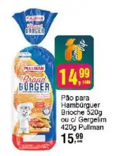 Negreiros Pão para Hambúrguer Brioche ou c/ Gergelim oferta