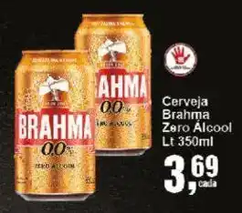 Negreiros Cerveja Brahma Zero Alcool oferta