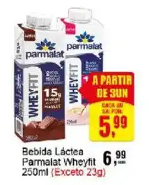 Negreiros Bebida Láctea Parmalat Wheyfit oferta