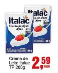 Negreiros Creme de Leite Italac oferta