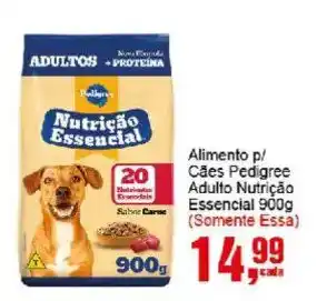 Negreiros Alimento p/ Cães Pedigree Adulto Nutrição Essencial oferta