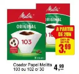 Negreiros Coador Papel Melitta oferta