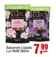 Negreiros Sabonete Líquido Lux Refil 200ml oferta