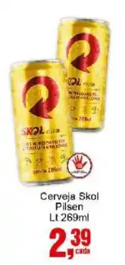 Negreiros Cerveja Skol Pilsen oferta
