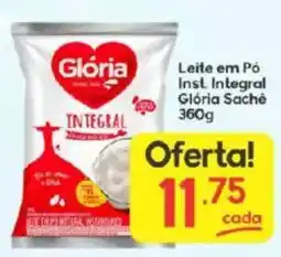 Supermercados Princesa Leite em Pó Inst. Integral Glória Sachê oferta
