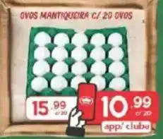 Supermercados Princesa ovos manteigueira c/ 20 ovos oferta