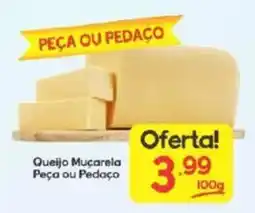 Supermercados Princesa Queijo Muçarela Peça ou Pedaço oferta