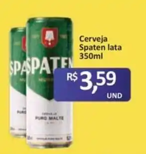 Paulistão Supermercados Cerveja spaten lata oferta