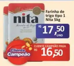 Paulistão Supermercados Farinha de trigo tipo 1 Nita oferta