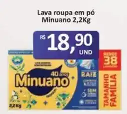 Paulistão Supermercados Lava roupa em pó Minuano oferta
