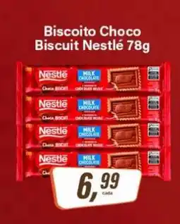 Rede Supermarket Biscoito Choco Biscuit Nestlé 78g oferta